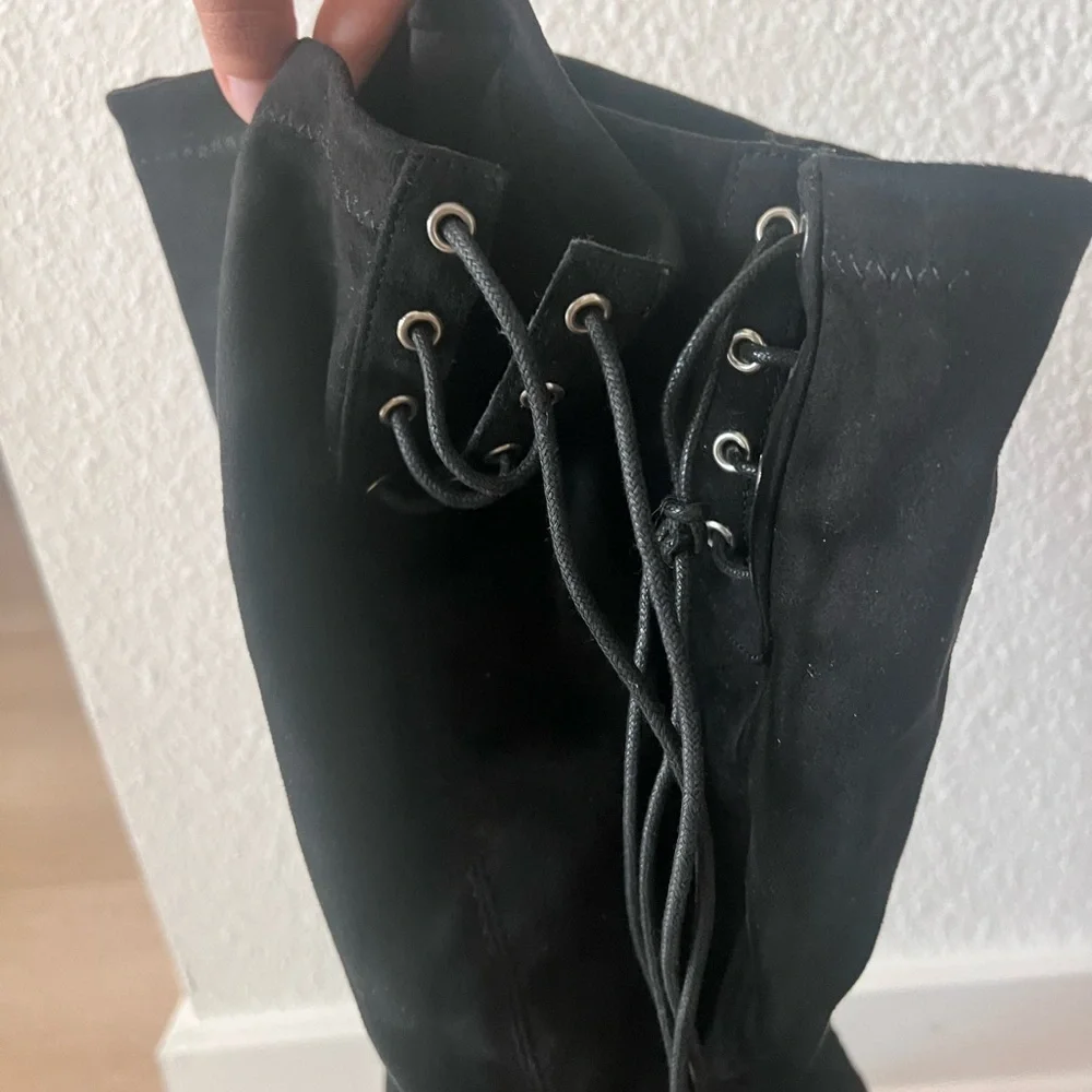 Fashion Nova Black Over-the-Knee Boots
